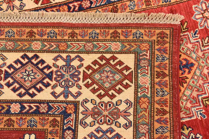 5' 11 x 8' 2 Hand Knotted Kazak Oriental Rug
