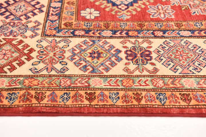 5' 11 x 8' 2 Hand Knotted Kazak Oriental Rug
