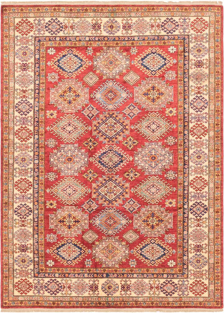 5' 11 x 8' 2 Hand Knotted Kazak Oriental Rug