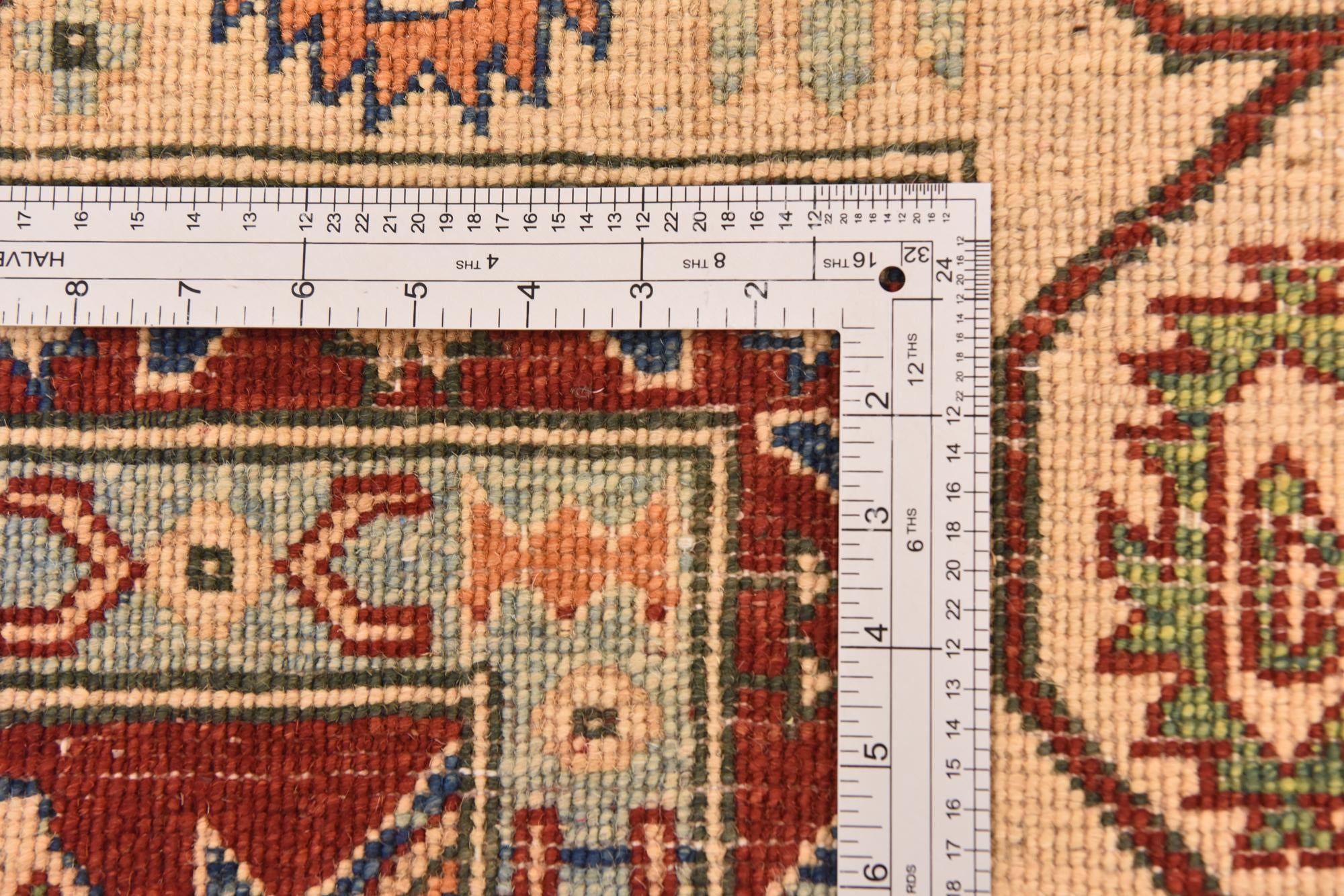 6' 8 x 9' 5 Hand Knotted Kazak Rug