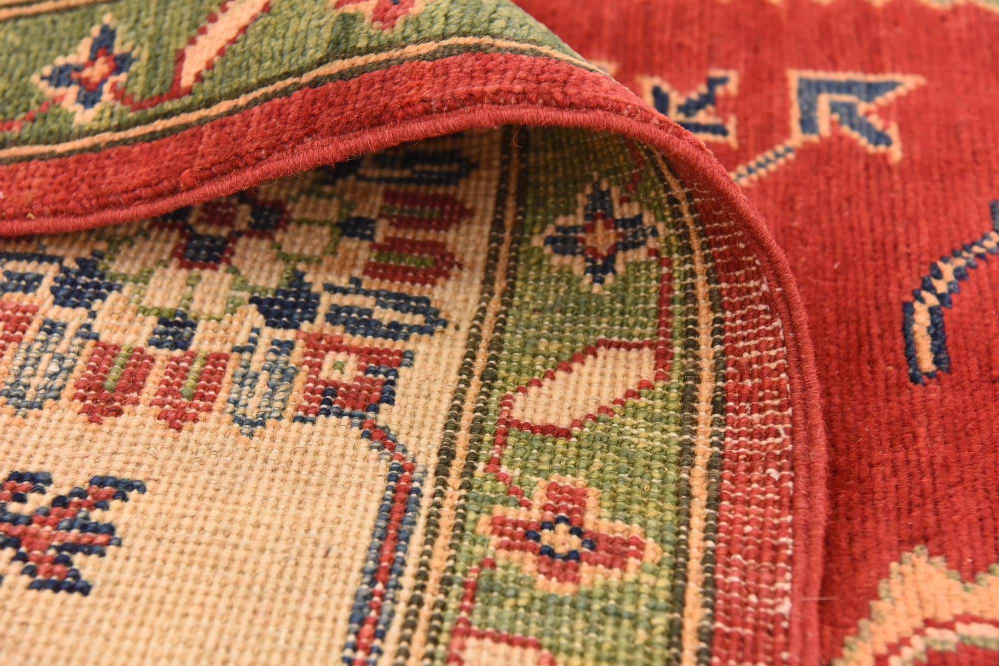 5' 6 x 8' 10 Hand Knotted Kazak Rug
