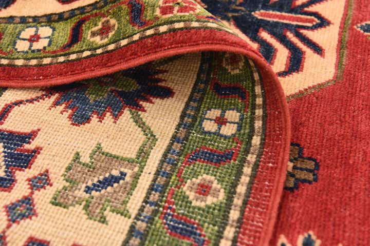 6' 1 x 9' 1 Hand Knotted Kazak Rug