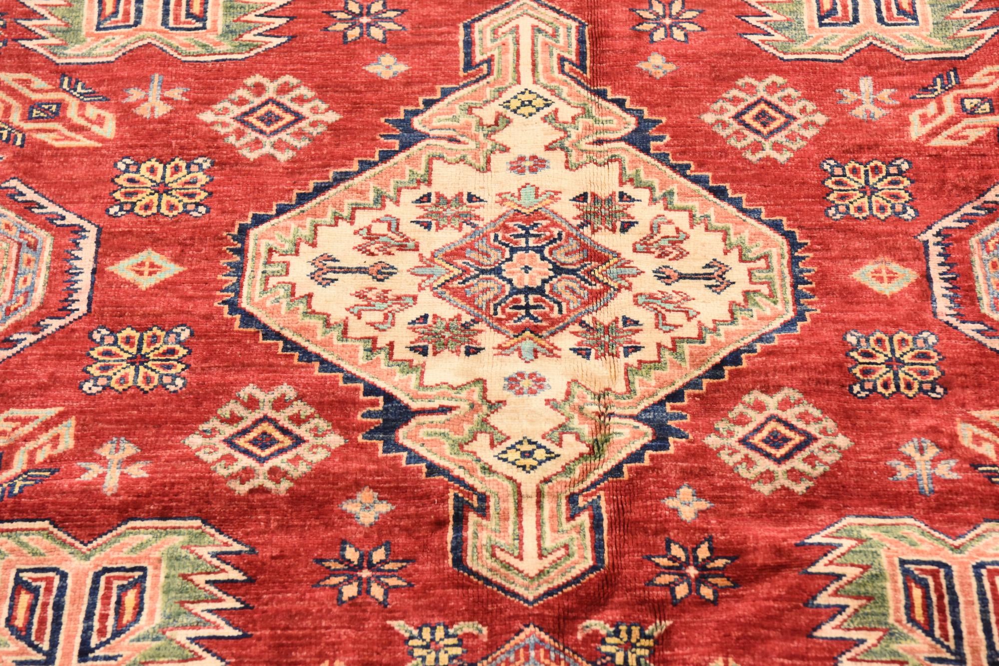 5' 7 x 7' 9 Hand Knotted Kazak Oriental Rug