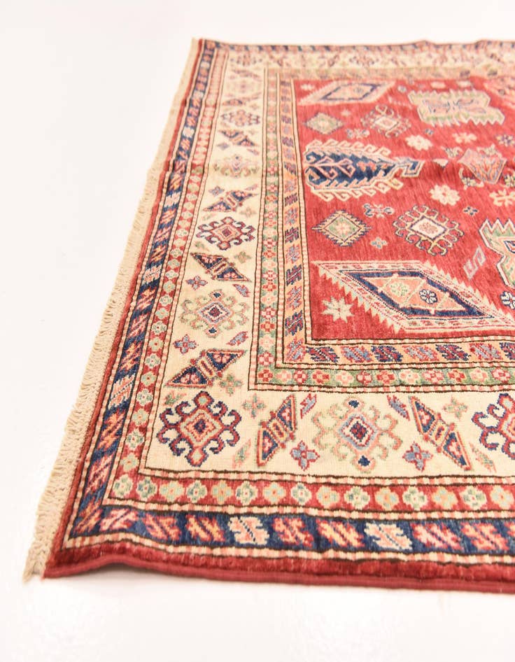 Detail image of 5' 7 x 7' 9  Hand Knotted Kazak Oriental Rug