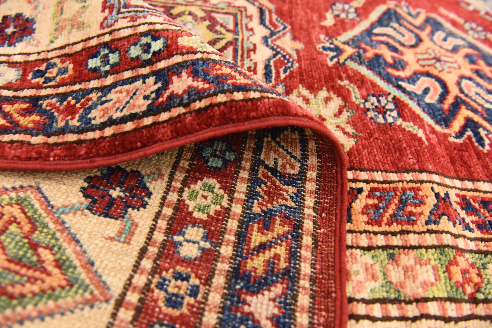 5' 7 x 8' 1 Hand Knotted Kazak Oriental Rug