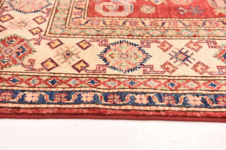170cm x 235cm anudado a mano Kazak Alfombra Oriental