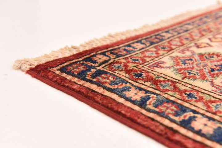 170cm x 235cm anudado a mano Kazak Alfombra Oriental