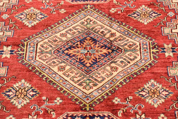 5' 10 x 7' 8 Hand Knotted Kazak Oriental Rug