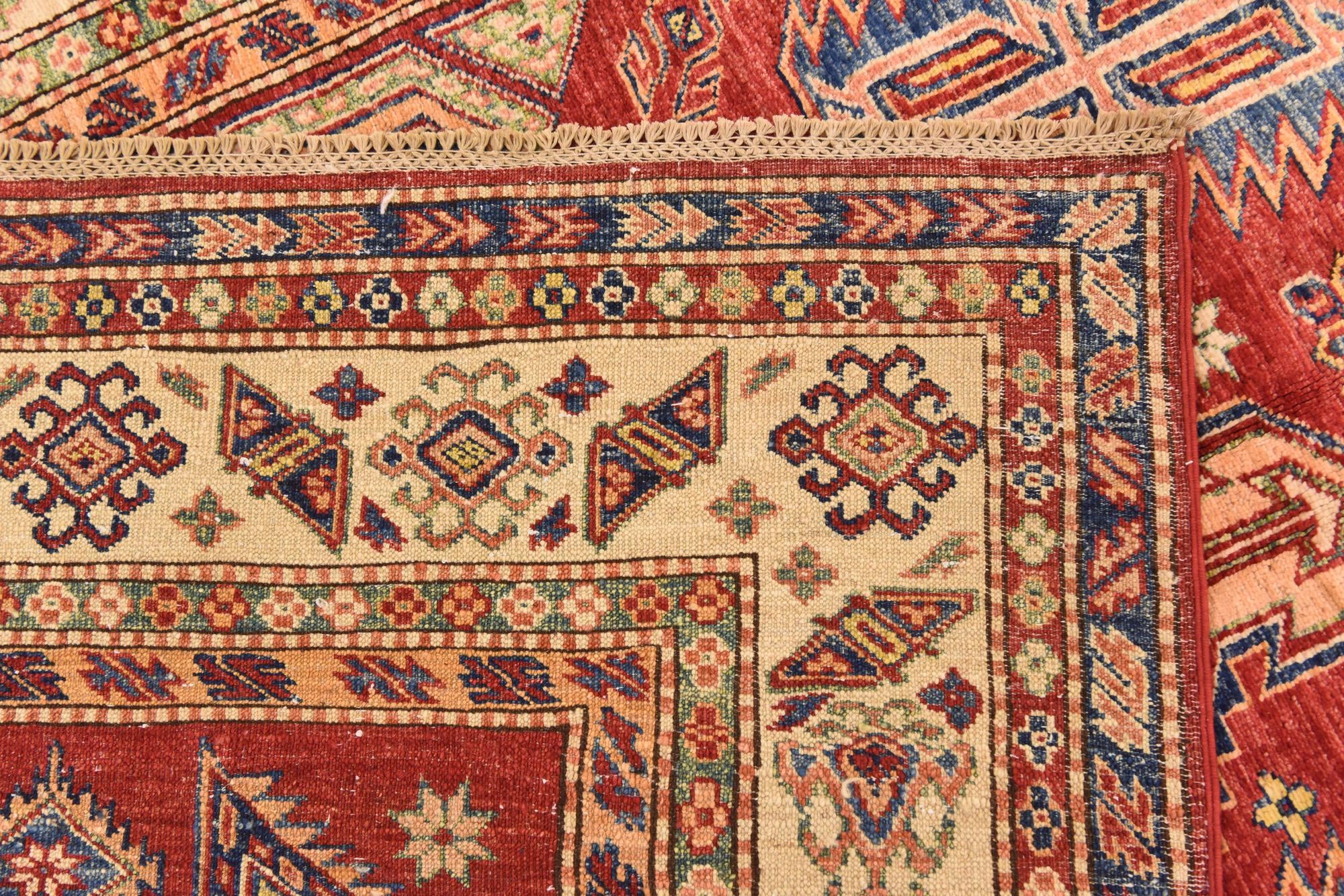 5' 3 x 7' 10 Hand Knotted Kazak Oriental Rug