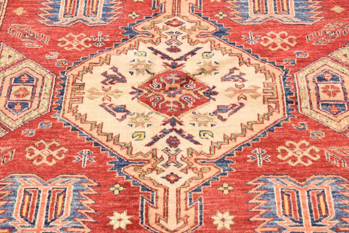 5' 3 x 7' 10 Hand Knotted Kazak Oriental Rug