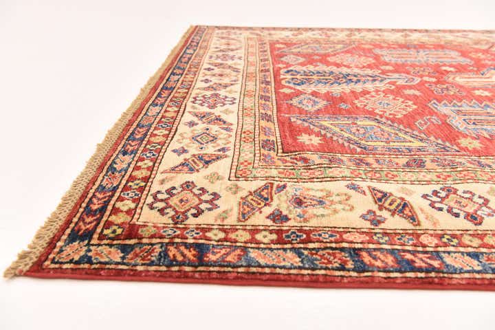 5' 3 x 7' 10 Hand Knotted Kazak Oriental Rug