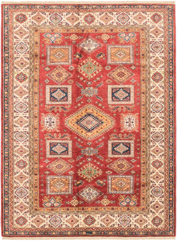 5' 10 x 7' 10 Hand Knotted Kazak Oriental Rug