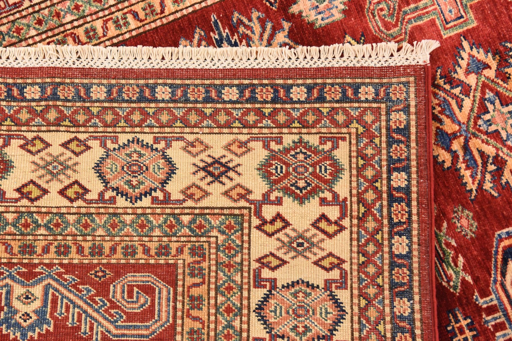 170cm x 240cm anudado a mano Kazak Alfombra Oriental