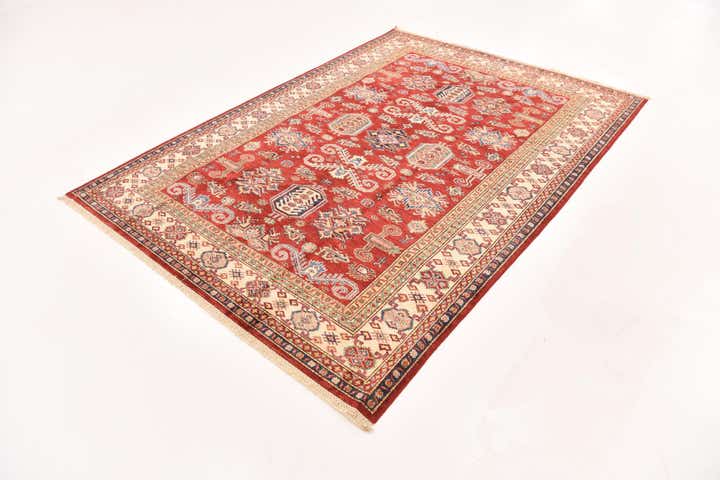 5' 7 x 7' 11 Hand Knotted Kazak Oriental Rug