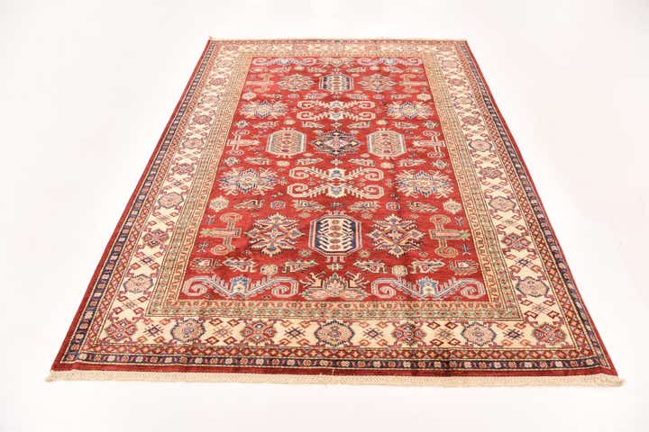 170cm x 240cm Hand Knotted Kazak Oriental Rug