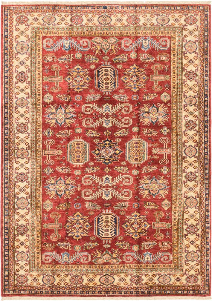 5' 7 x 7' 11 Hand Knotted Kazak Oriental Rug