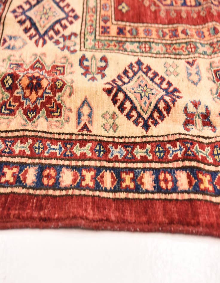 Detail image of 5' 9 x 8' 2  Hand Knotted Kazak Oriental Rug