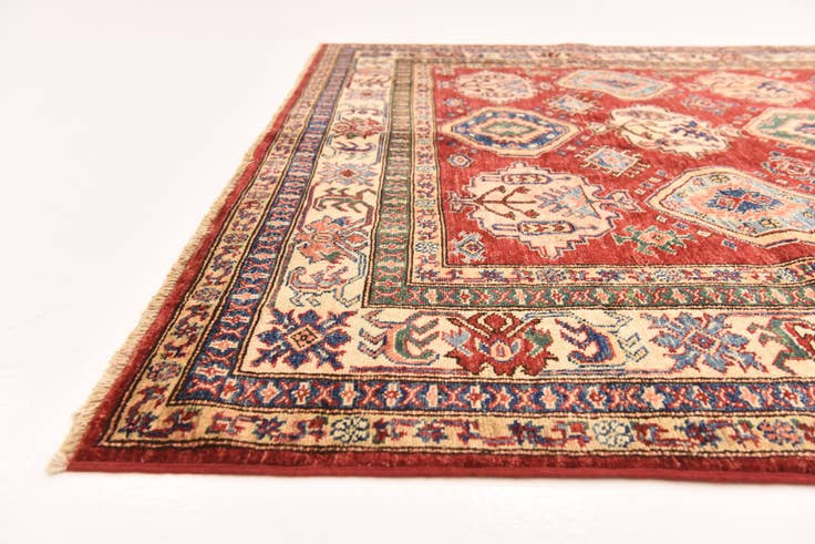 Detail image of 5' 9 x 8' 2 Hand Knotted Kazak Oriental Rug