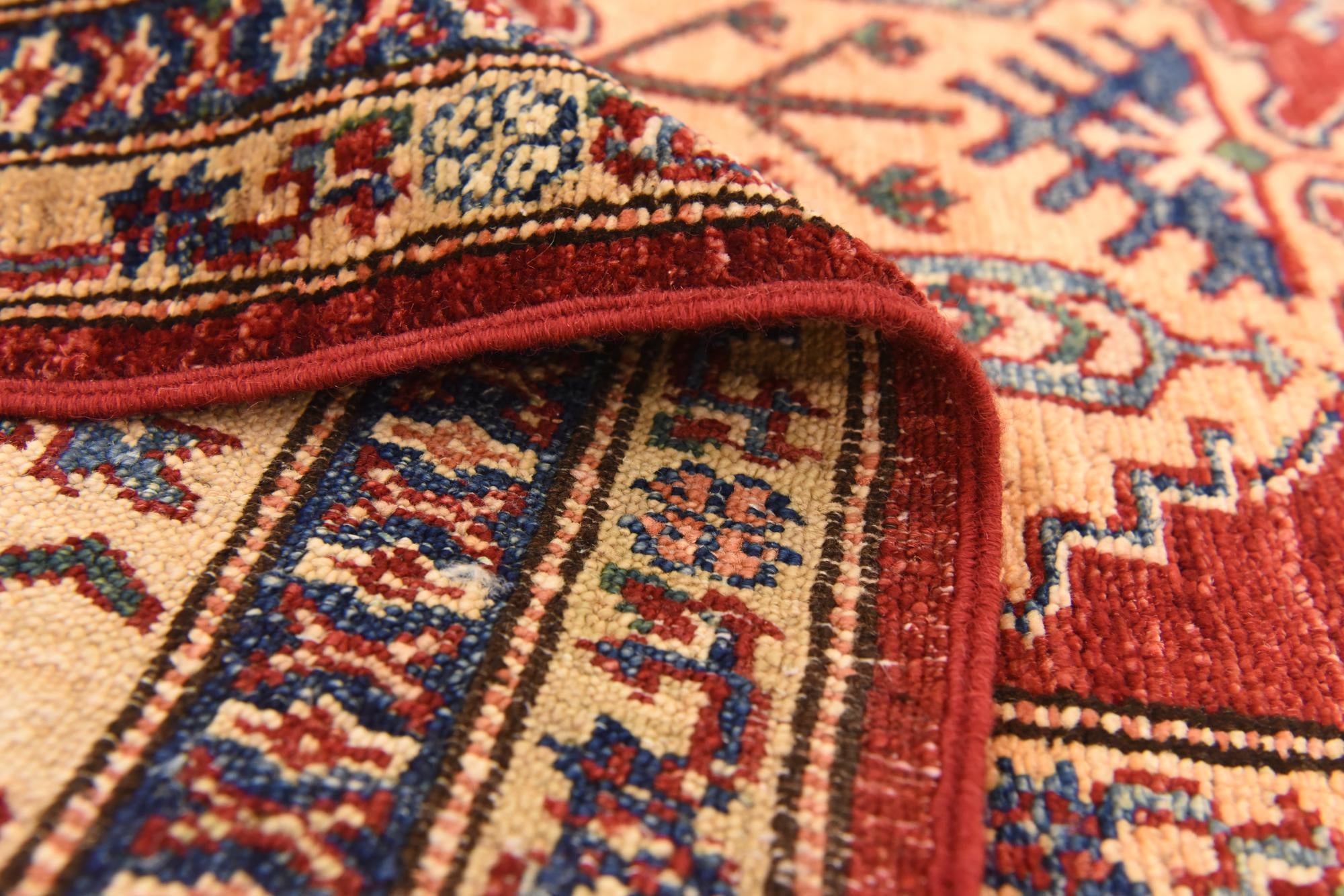 5' 9 x 8' 2 Hand Knotted Kazak Oriental Rug