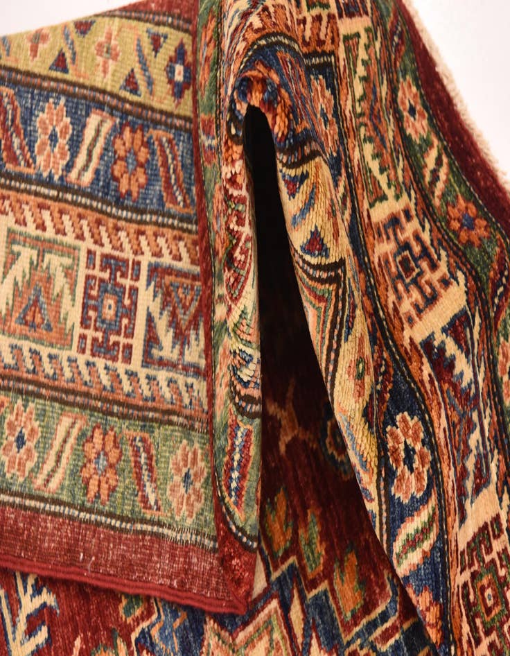 Detail image of 5' 7 x 8' 4  Hand Knotted Kazak Oriental Rug