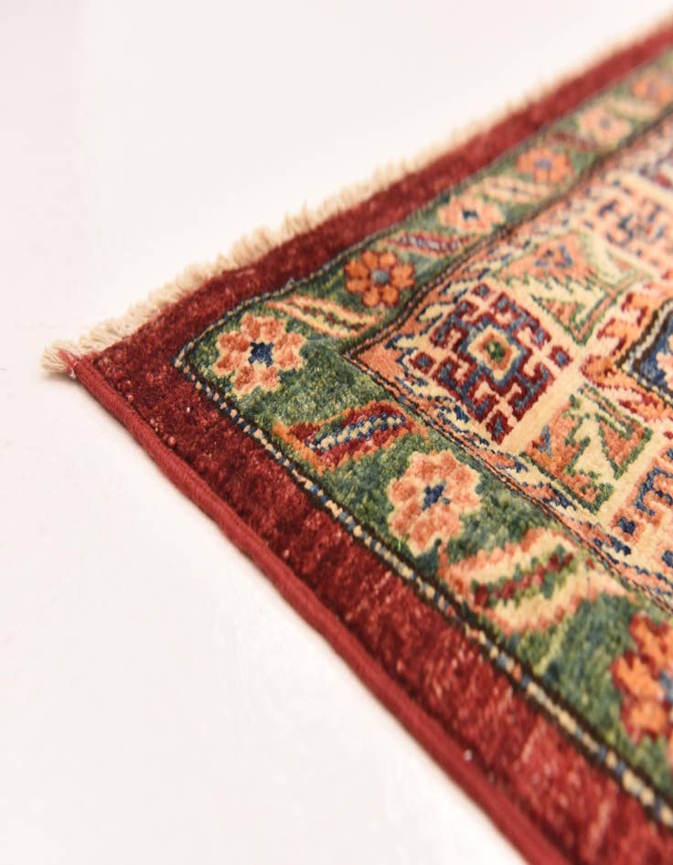 Detail image of 5' 7 x 8' 4  Hand Knotted Kazak Oriental Rug