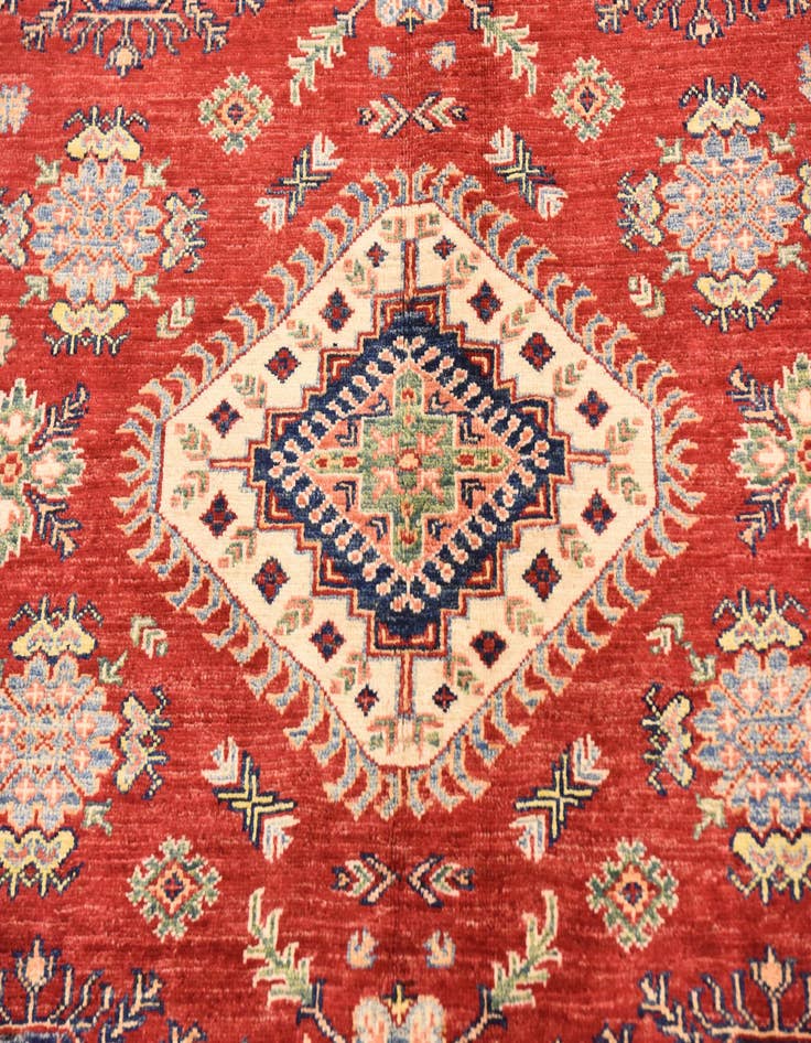 Detail image of 5' 7 x 8' Hand Knotted Kazak Oriental Rug