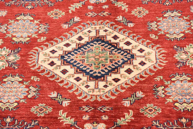 Detail image of 5' 7 x 8' Hand Knotted Kazak Oriental Rug