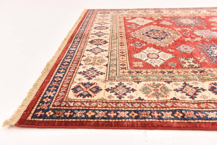 Detail image of 5' 7 x 8' Hand Knotted Kazak Oriental Rug