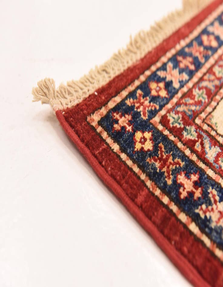 Detail image of 5' 7 x 8' Hand Knotted Kazak Oriental Rug