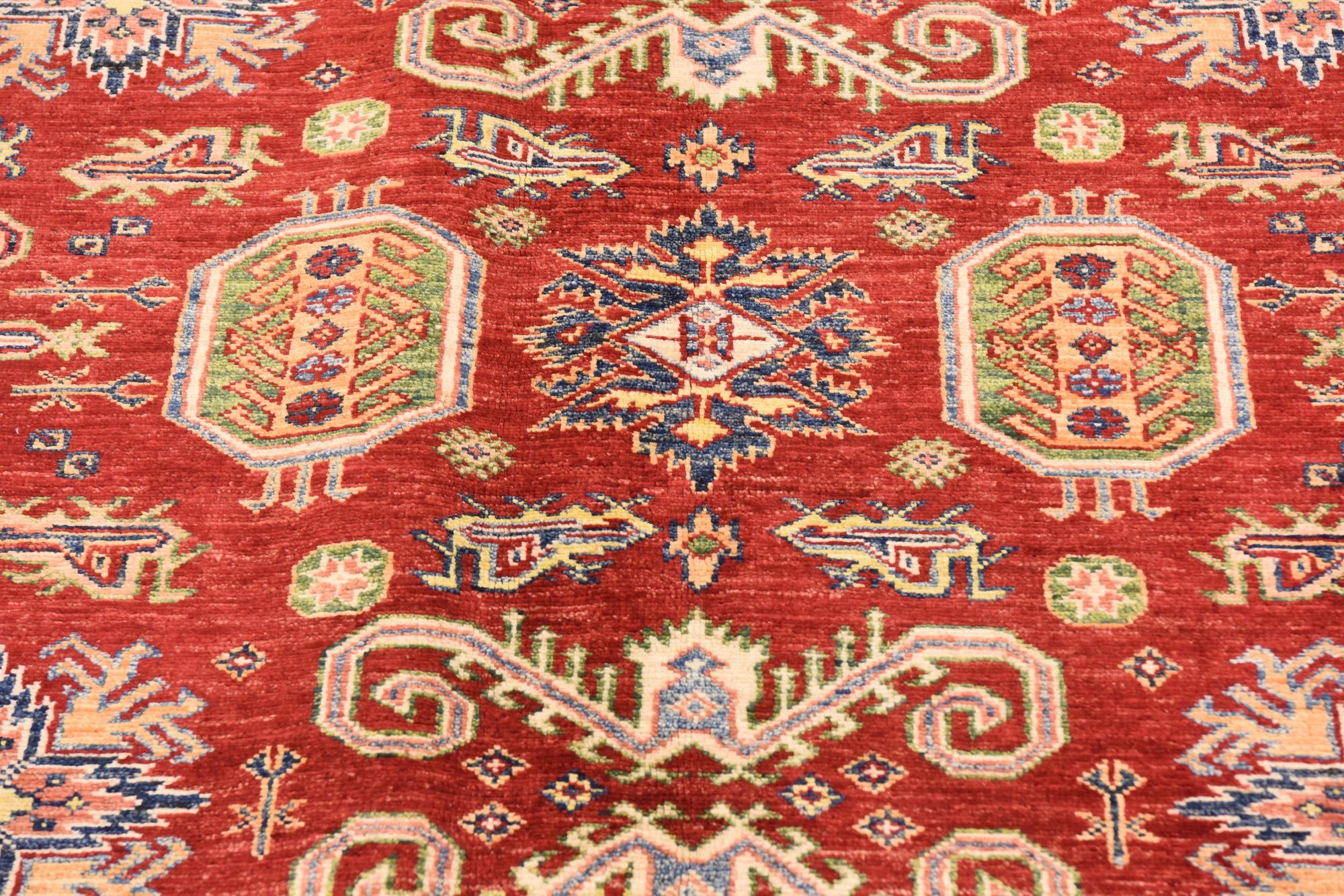 5' 6 x 7' 10 Hand Knotted Kazak Oriental Rug