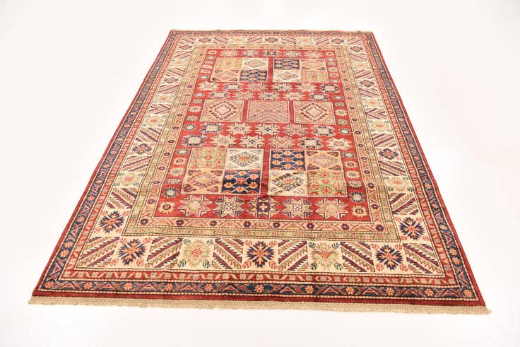 Detail image of 5' 7 x 8' Hand Knotted Kazak Oriental Rug