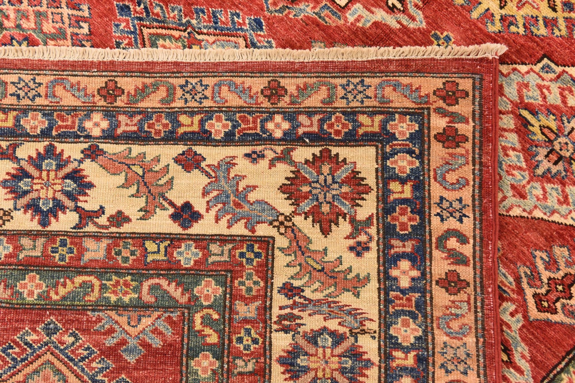 5' 11 x 7' 10 Hand Knotted Kazak Oriental Rug