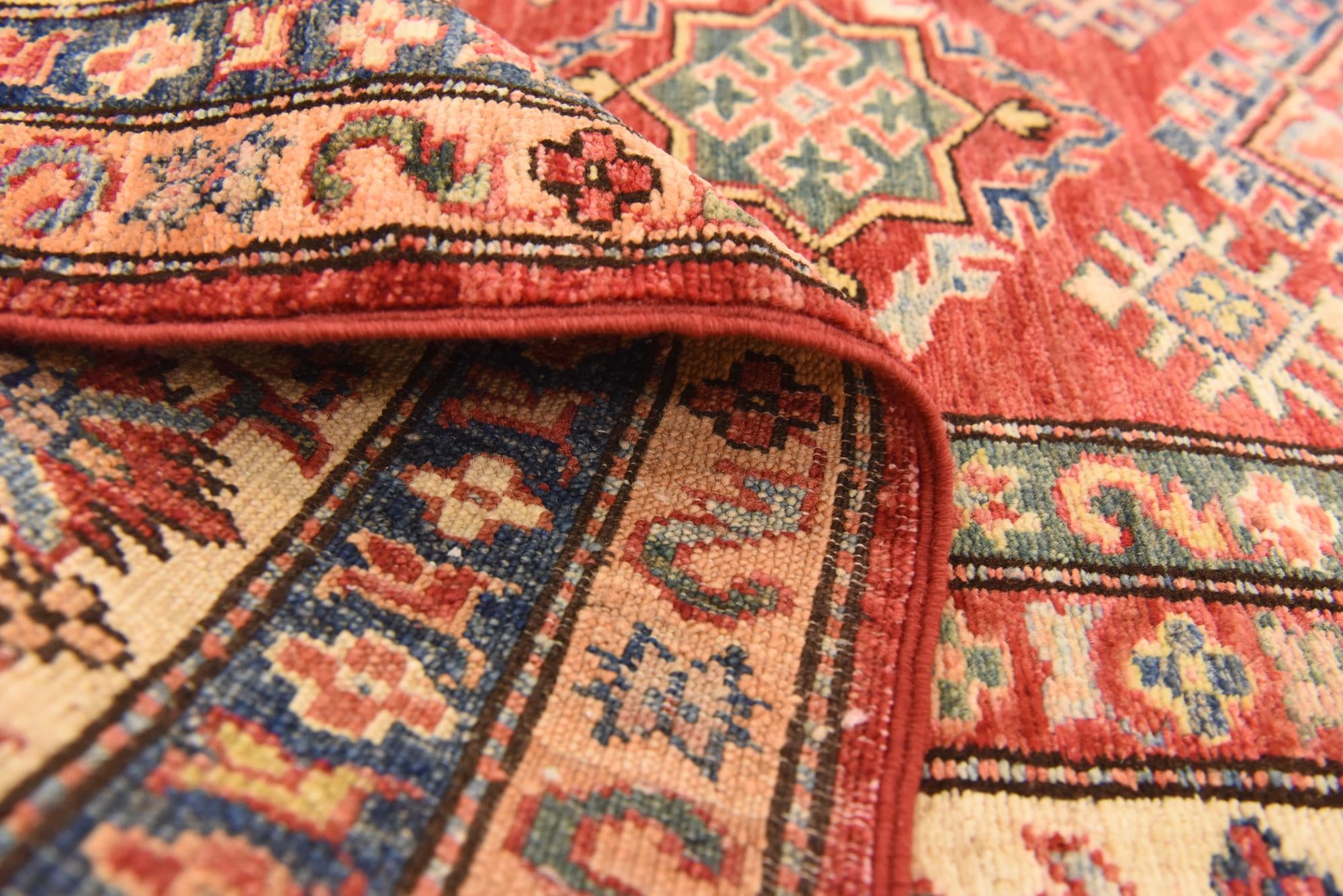 5' 11 x 7' 10 Hand Knotted Kazak Oriental Rug