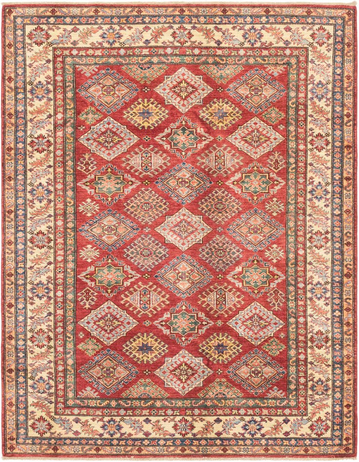 Detail image of 5' 11 x 7' 10 Hand Knotted Kazak Oriental Rug