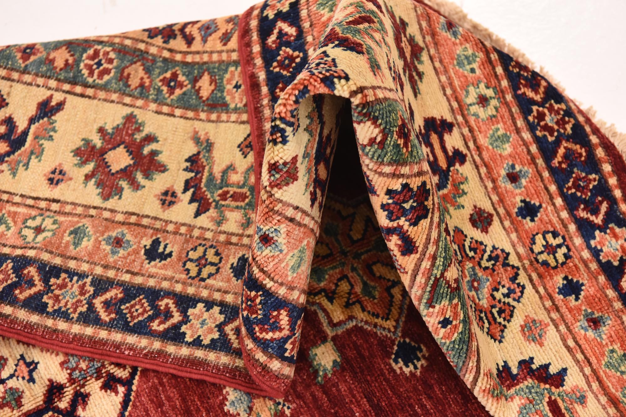 5' 7 x 7' 11 Hand Knotted Kazak Oriental Rug