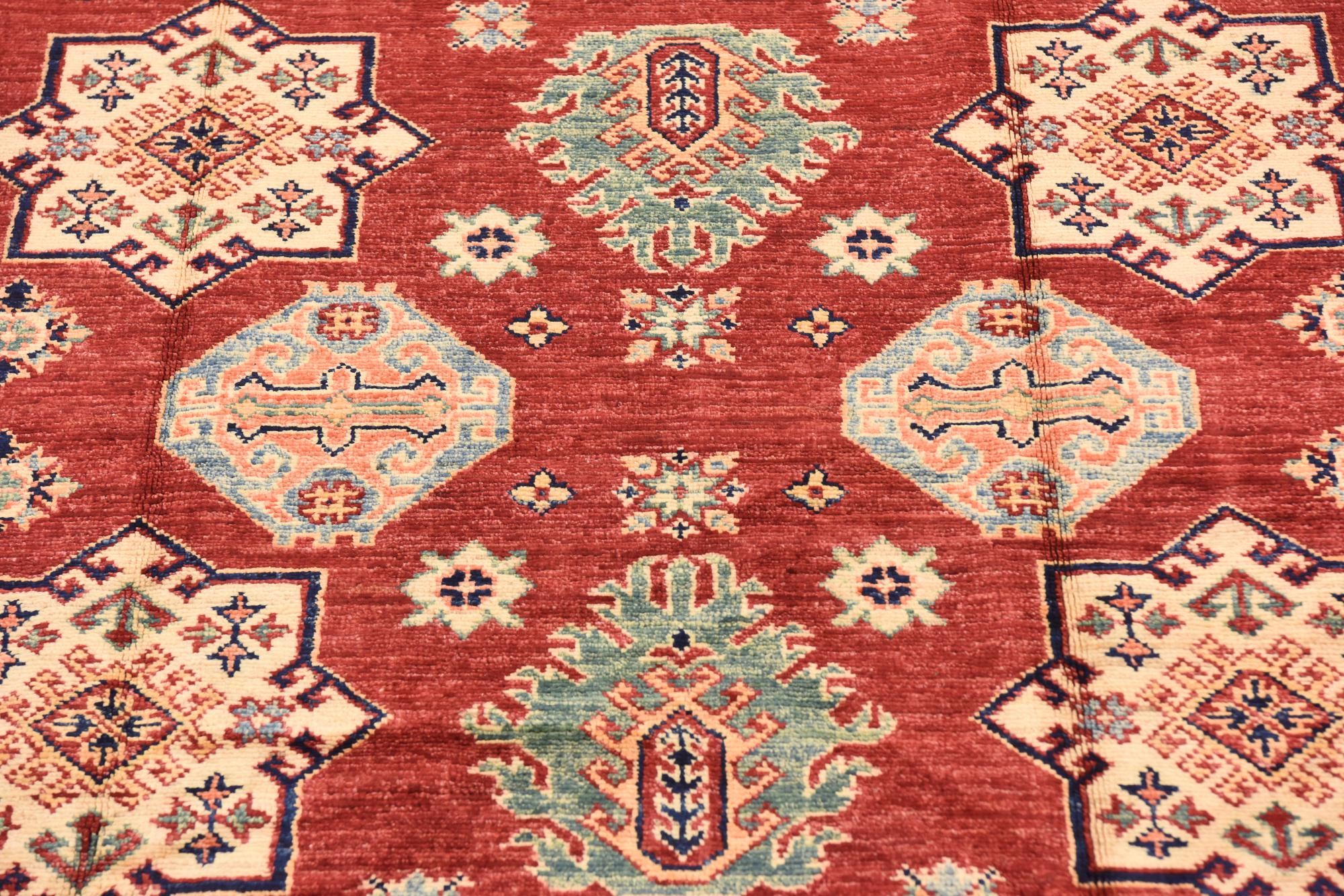 5' 7 x 7' 11 Hand Knotted Kazak Oriental Rug