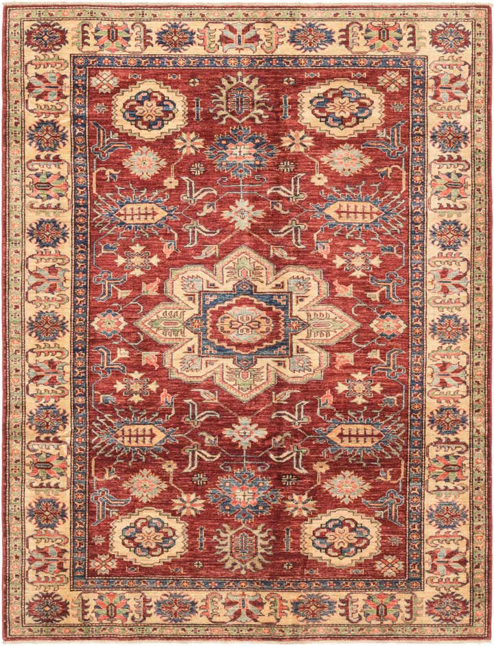 5' 10 x 7' 10 Hand Knotted Kazak Oriental Rug