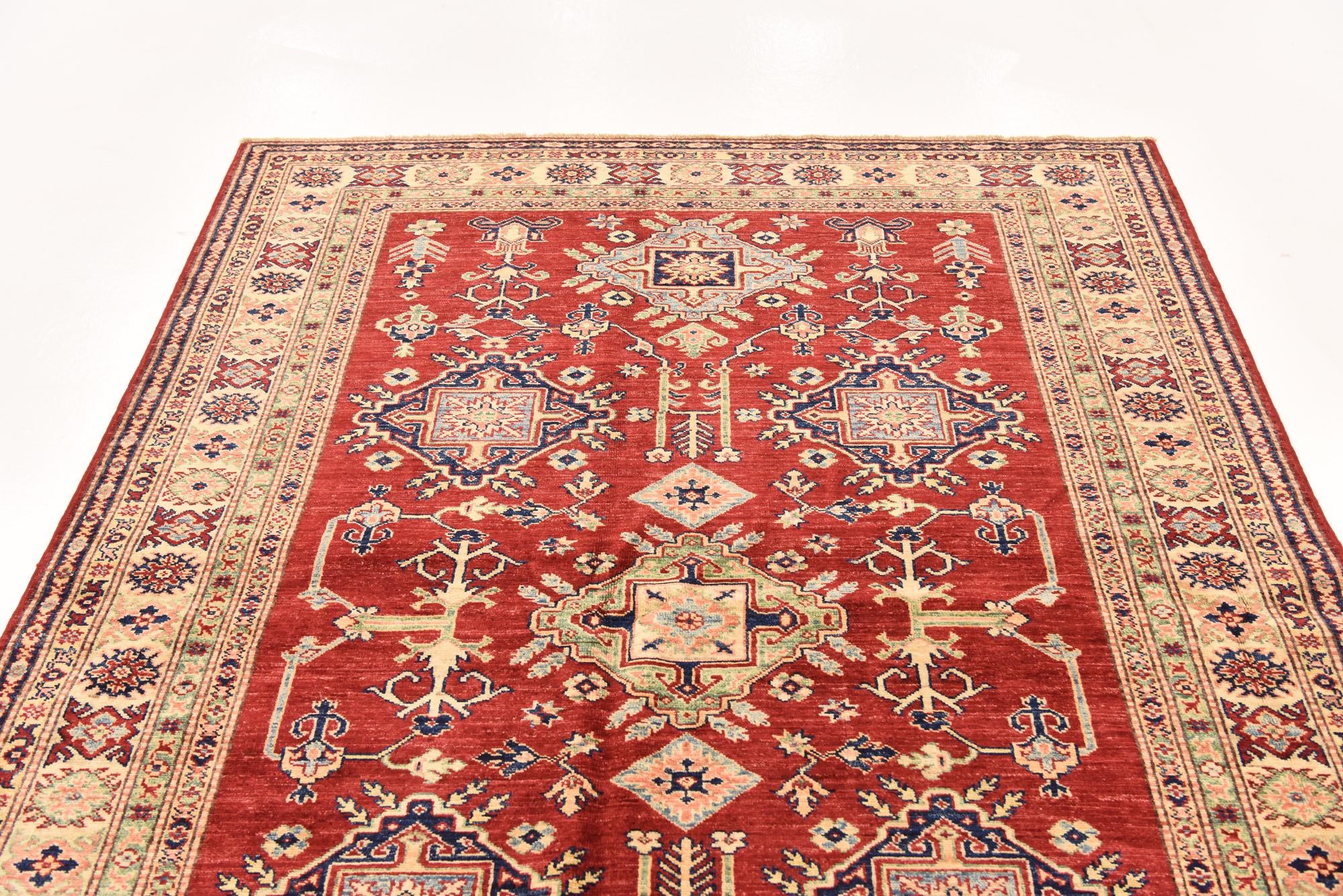 5' 6 x 7' 7 Hand Knotted Kazak Oriental Rug