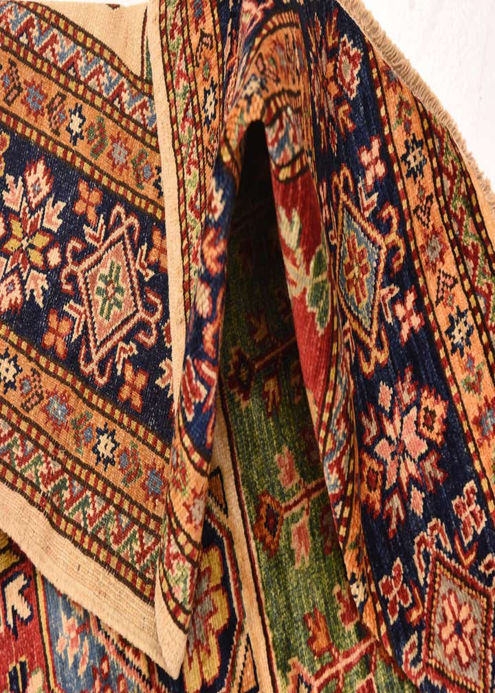 5' 11 x 8' 1 Hand Knotted Kazak Oriental Rug