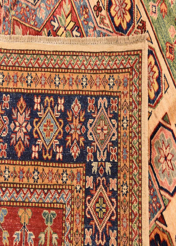 5' 11 x 8' 1 Hand Knotted Kazak Oriental Rug
