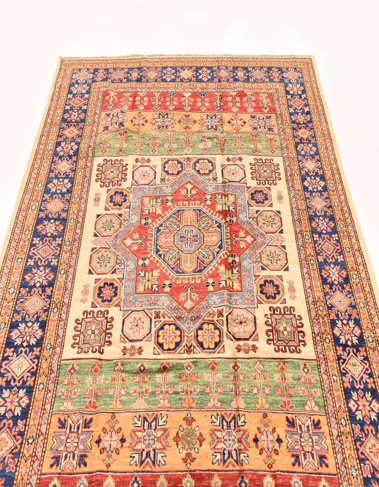 Detail image of 5' 11 x 8' 1 Hand Knotted Kazak Oriental Rug