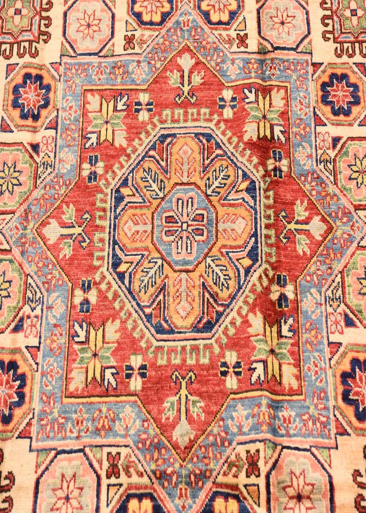 5' 11 x 8' 1 Hand Knotted Kazak Oriental Rug