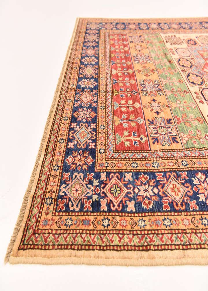 5' 11 x 8' 1 Hand Knotted Kazak Oriental Rug