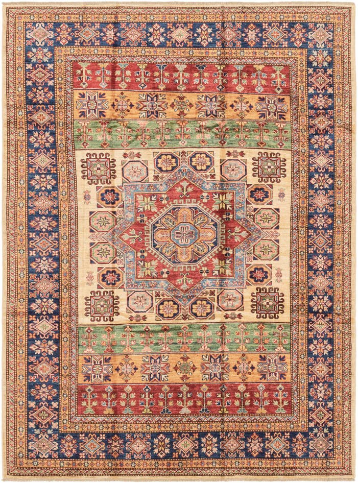 Detail image of 5' 11 x 8' 1 Hand Knotted Kazak Oriental Rug