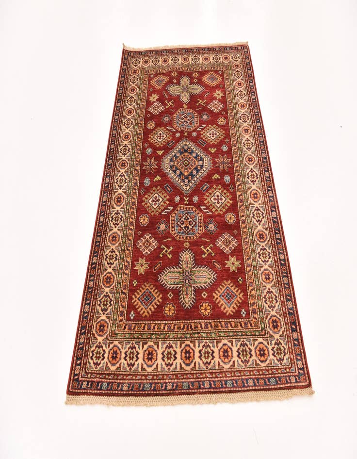 Detail image of 3' 10 x 6'  Hand Knotted Kazak Oriental Rug