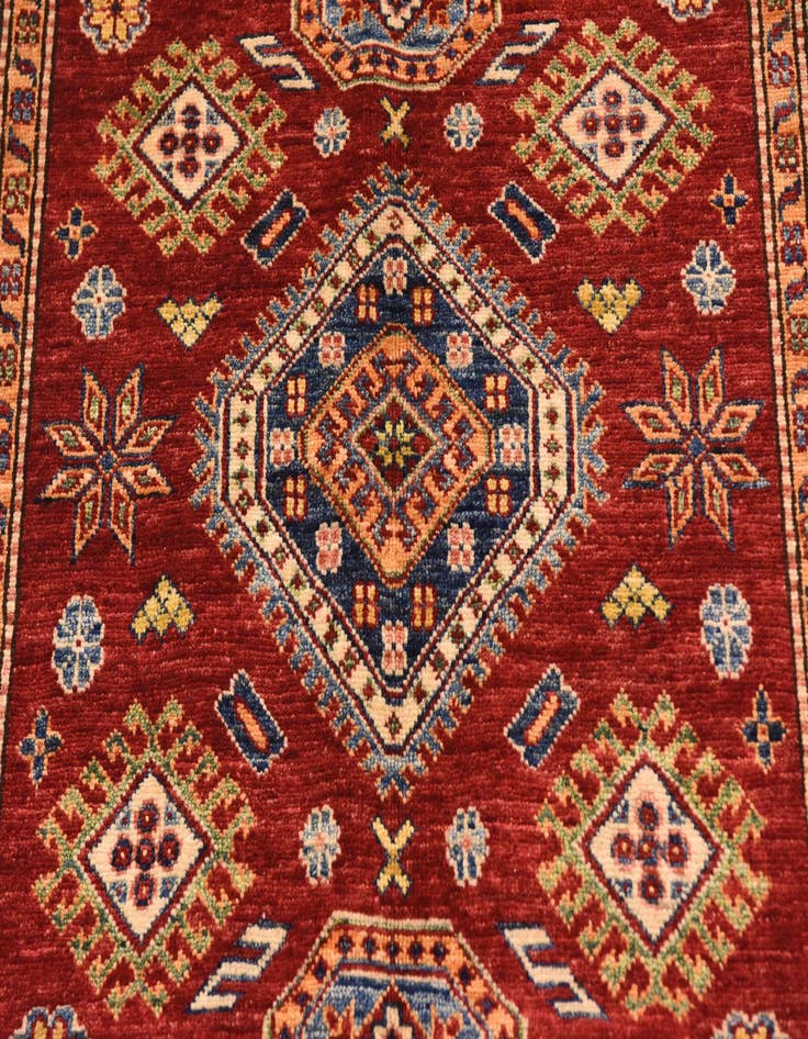 Detail image of 3' 10 x 6'  Hand Knotted Kazak Oriental Rug