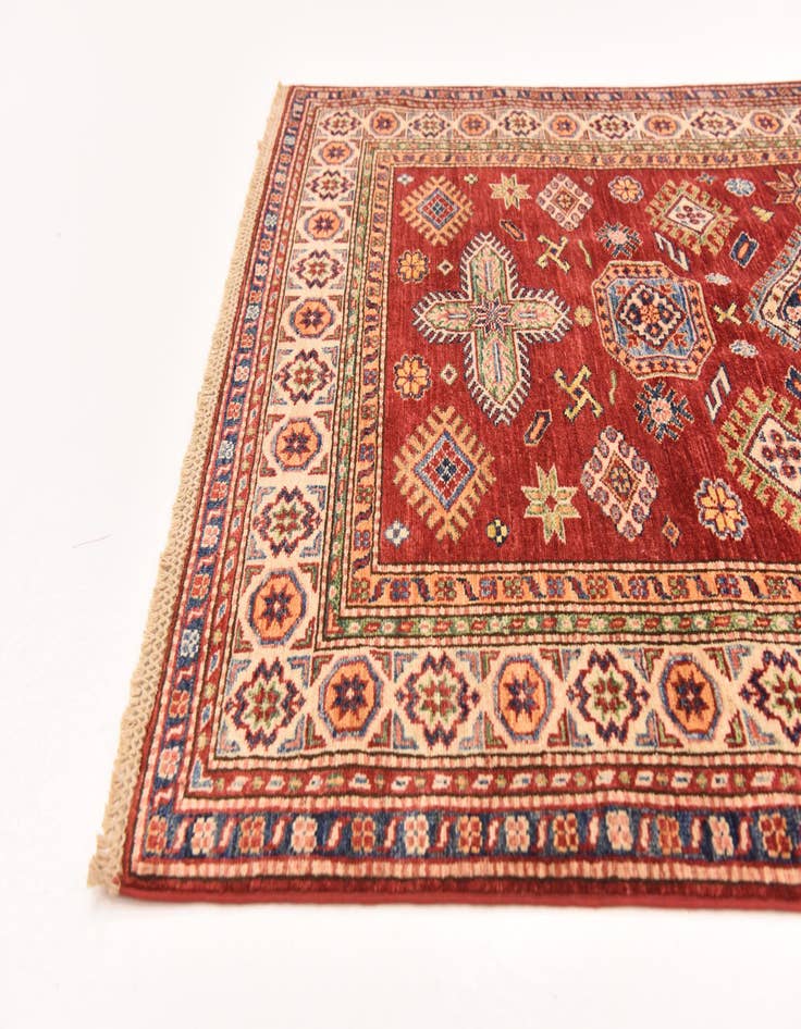 Detail image of 3' 10 x 6'  Hand Knotted Kazak Oriental Rug