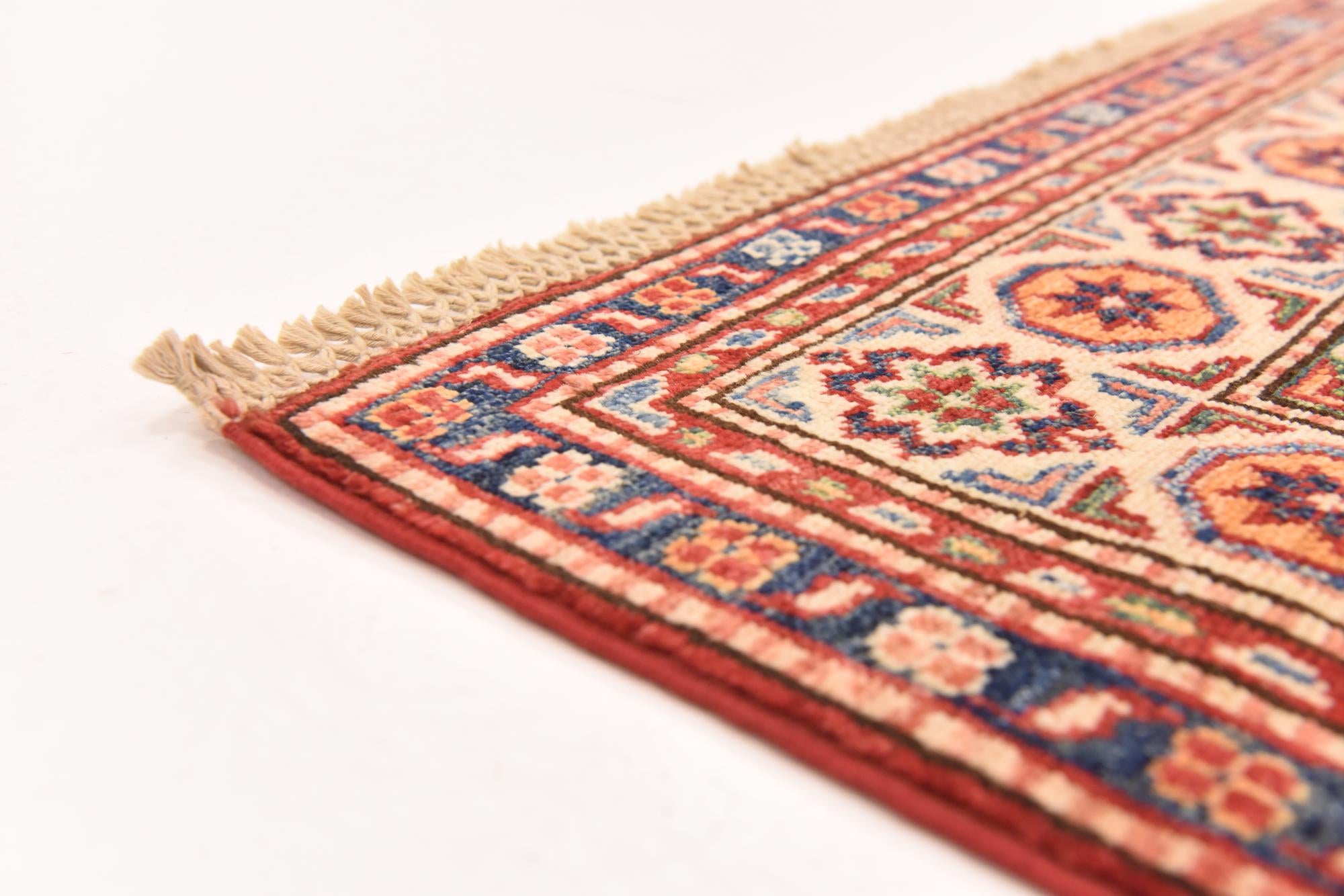 3' 10 x 6' Hand Knotted Kazak Oriental Rug