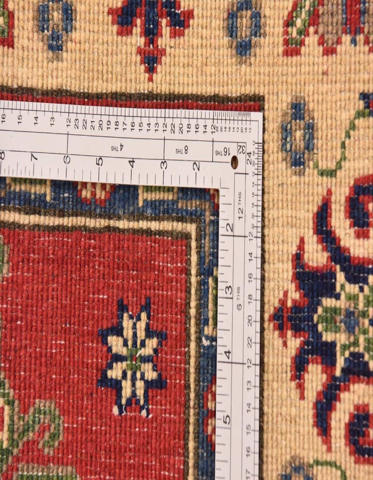 Detail image of 5' x 7' 4  Hand Knotted Kazak Rug