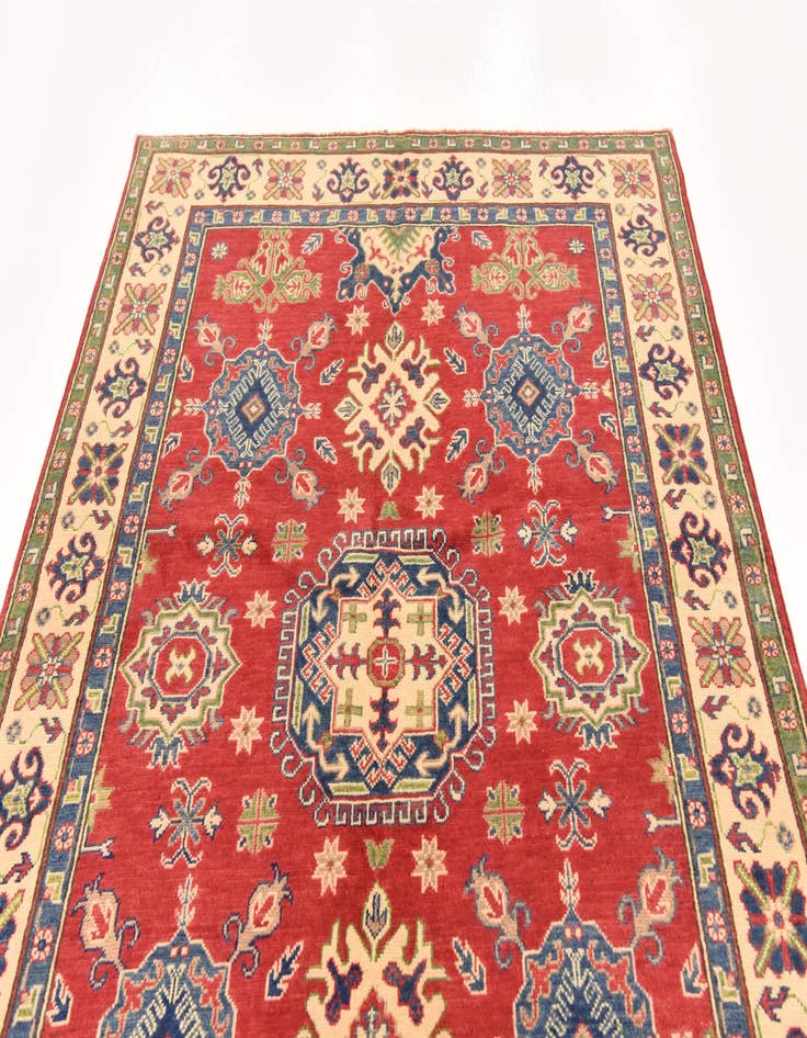 Detail image of 5' x 7' 4  Hand Knotted Kazak Rug